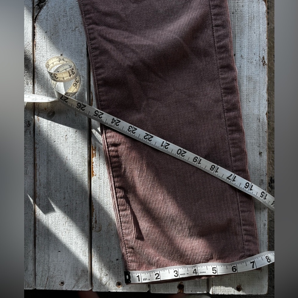 Vintage Diesel Corduroy Pants Dusty Rose Size 29 - Picture 3 of 14